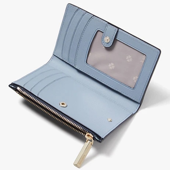 Kate Spade spencer metallic Slim bifold wallet - Picture 7 of 7